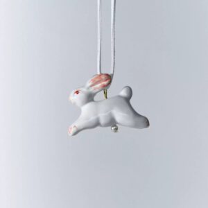 Keramik-Hasenanhänger